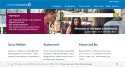 Desktop Screenshot of citizensinformation.ie